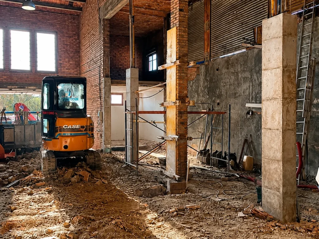 Reforma interior de la bodega Vinyes Tortuga en Rabós d’Empordà