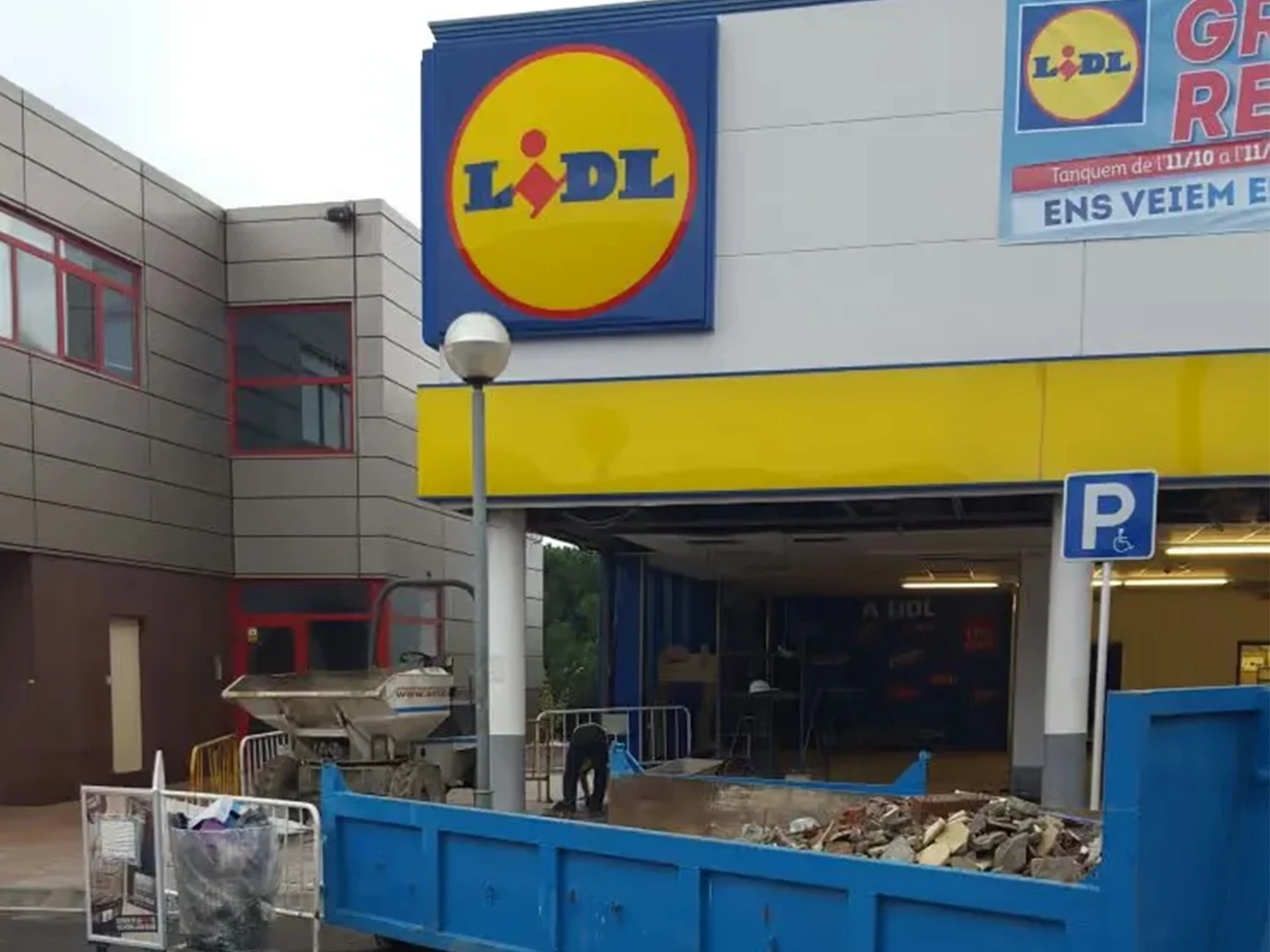 Estado anterior de la obra realizada por SECOMI