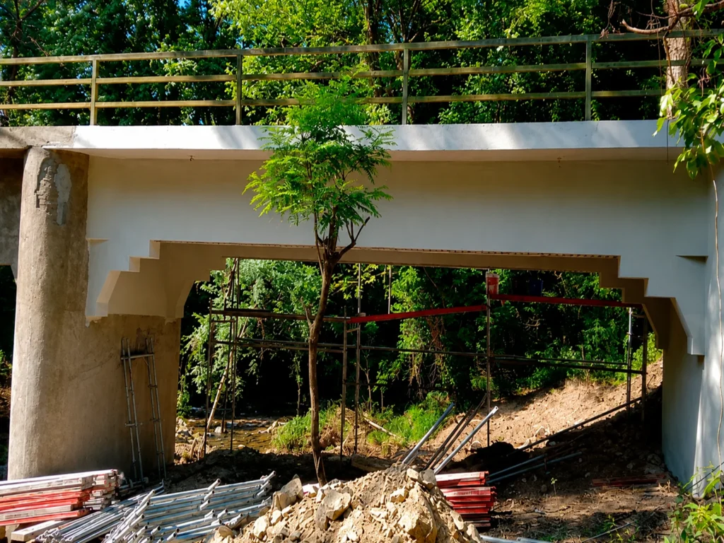 Reparación de la estructura del puente de Ginestar en Sant Gregori